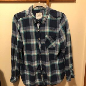 Blue flannel